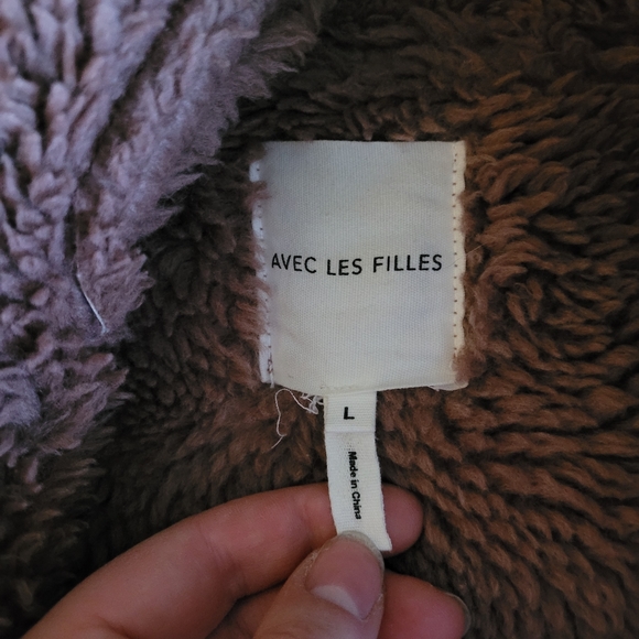 Avec le filles pink faux fur pilots jacket - Picture 7 of 14